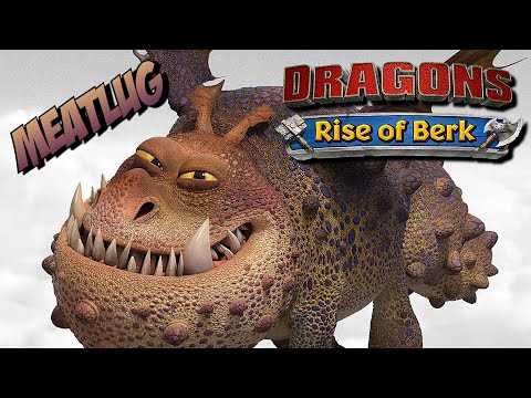 Fishleg's Dragon MEATLUG (Gronckle) Max Level Titan 175 - Dragons: Rise Of berk
