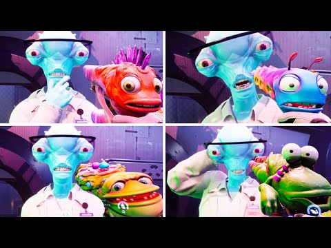 How All guns react If You Accidentally Kill The Human In The Lab - High On Life 2022