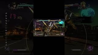 『ジョジョASBR』承太郎 1ゲージ消費1ゲージ以上回収 371ダメージ