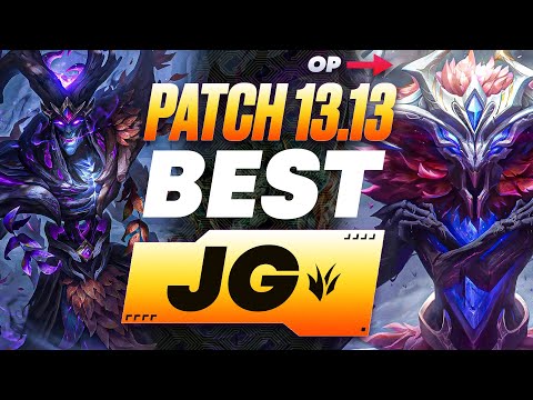 The BEST Junglers For All Ranks On Patch 13.13!  | Season 13 Tier List League of Legends