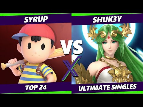 S@X 386 Online Top 24 - Syrup (Ness) Vs. Shuk3y (Palutena) Smash Ultimate - SSBU
