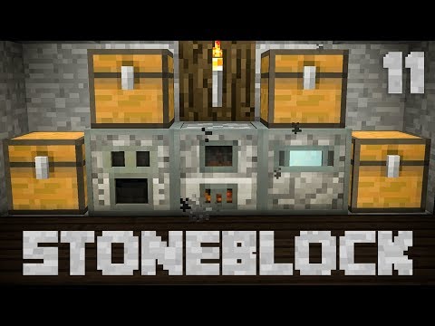 StoneBlock Modpack Supporter Server Ep. 11 Compressed Cobblestone Automation + Starting EnderIO