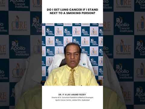 Do i get lung cancer if i stand next to a smoking person? #lungcancer #drvijayanandreddy