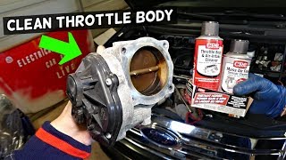 HOW TO CLEAN THROTTLE BODY demonstrated on FORD EDGE 3.5