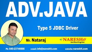 Type 5 JDBC Driver | Advanced Java Tutorial  |  Mr.Nataraj