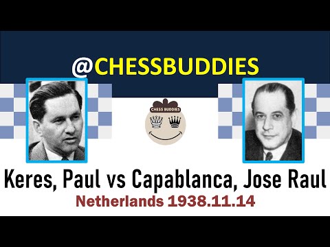 Keres, Paul vs Capablanca, Jose Raul | AVRO | Netherlands 1938.11.14 #chessgame