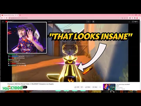 PRX Jingg Reacts to New Champions 2023 Skin Reveal Trailer ""Knife & Vandal Animation"