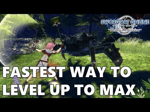 Sword Art Online Hollow Realization Fastest Way to Level Up and Reach 70