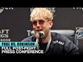 JAKE PAUL'S FULL POST FIGHT PRESS CONFERENCE VS. NATE ROBINSON; DETAILS BIG KO WIN (FULL VIDEO)