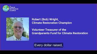 Bob's video message for Oct 22 Climate Restoration Community Mobilization