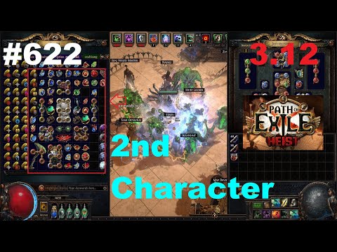 How I'm Going To Level My 2nd Character in 3.12 Heist League (Summoner Stone Elementalist) - 622