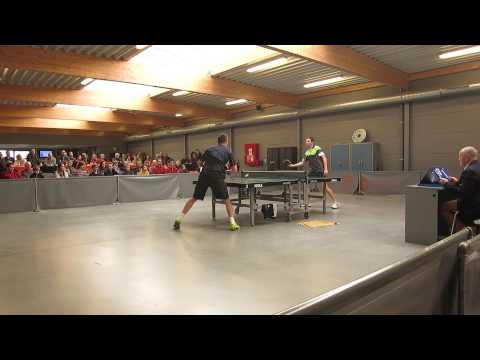 TT-Intercup 2014: Bielinski gegen Mourisse 4. Satz (12:10)