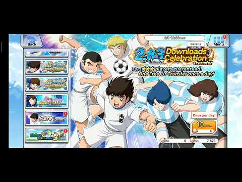 [ DAY 10 ] FREE GACHA 2.83 MILLION DOWNLOAD CELEBRATION TRANSFER CAPTAIN TSUBASA ZERO MIRACLE SHOOT