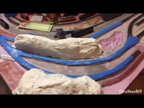 Model RR N Scale Update #15 - Added a Walthers Company Building & more hills