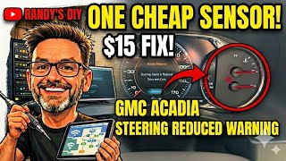 GMC Acadia "Steering Assist Reduced", No AC, and temp Gauge on ZERO? (Easy $15 Fix!)