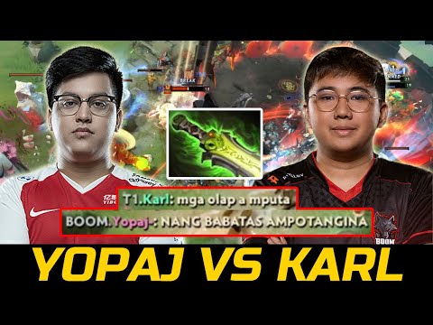 YOPAJ VS KARL MID BATTLE - SANDKING MID VS PANGOLIER DOTA 2