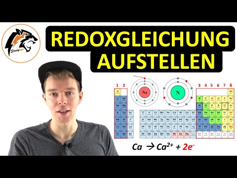 Redoxgleichungen aufstellen – (mit Periodensystem) | Übungen