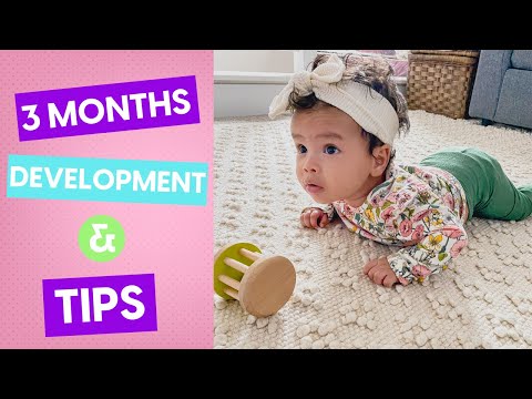 3 Month Old Baby Developmental Milestones *LIVE EXAMPLES* Fine Motor, Gross Motor, Cognitive, & More