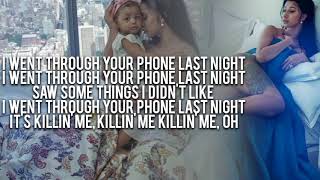 Cardi B - Thru Your Phone (Lyrics)