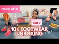 Huge Meesho Footwear Haul Stylish Footwear Under 600 Starting From 158 Heels Flats Bellies