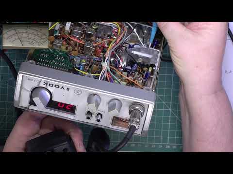 York JCB861 CB27/81 UK FM CB radio - service & alignment