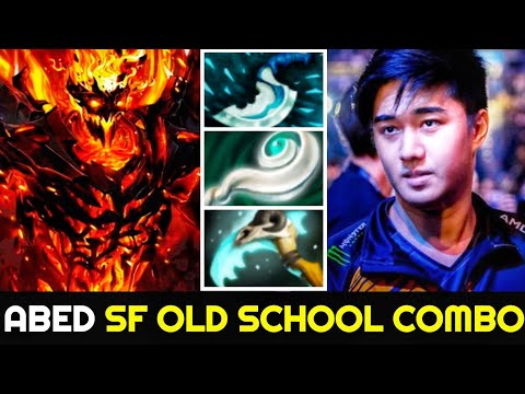 ABED 0 Death Shadow Fiend Destroyed Enemies with EUL Old School Combo 7.26 Dota 2