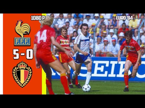 France vs Belgium 5 - 0 Best Of Moments Euro 1984