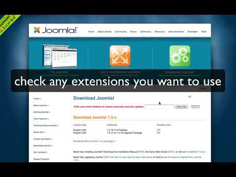 Joomla 1 5 Intermediate Lesson 3 Installing Joomla From Scratch