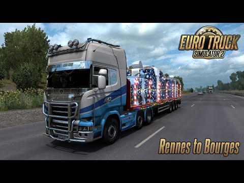 Rennes to Bourges - #XMasWiseGiving - Scania R560 Streamline - ETS2 1.39