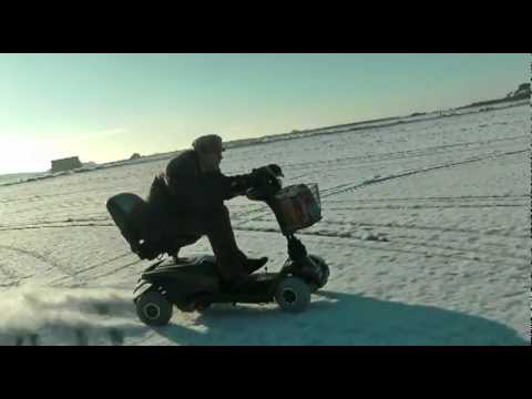 70MPH Mobility Scooter in the SNOW Video