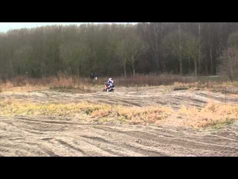 Jeffrey Herlings and Jeremy van Horebeek in training