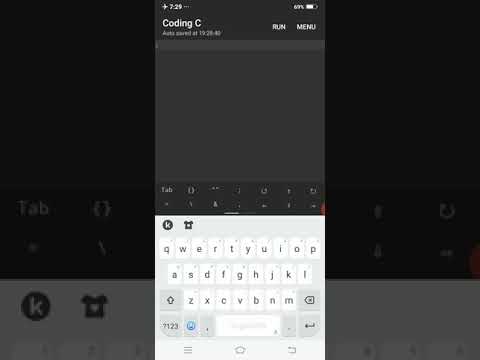 15. C basic Program...on android phone