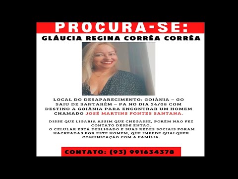 Mulher Sai de Santarém com Destino a Goiânia e Desaparece