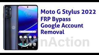Moto G Stylus 5G XT-2115-3 2022 Cricket FRP Bypass Google Account Removal without PC