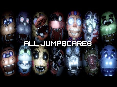 FNAF AR ALL JUMPSCARES & UPDATES INCLUDED! 2019-2020 4K