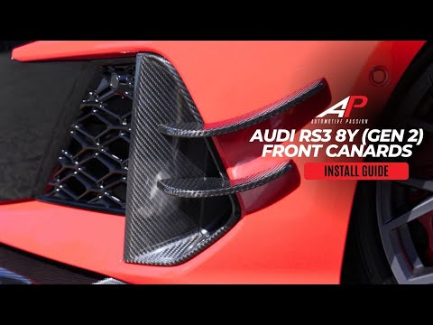 AUDI RS3 8Y (GEN 2) FRONT CANARDS INSTALL GUIDE | Automotive Passion 