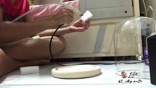 DIY #rose preserved flower glass dome making