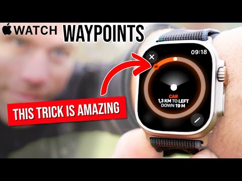 Use WAYPOINTS in Apple Watch - Measure Distance and Find Your Way Back.