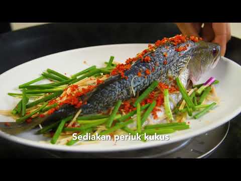 Steamed Fish With Chopped Ginger & Spring Onion