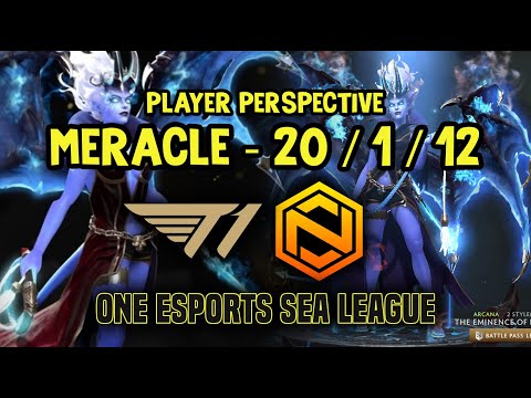 Player Perspective MERACLE 20 KILL!! - T1 VS NEON ESPORTS - ONE ESPORTS SEA LEAGUE