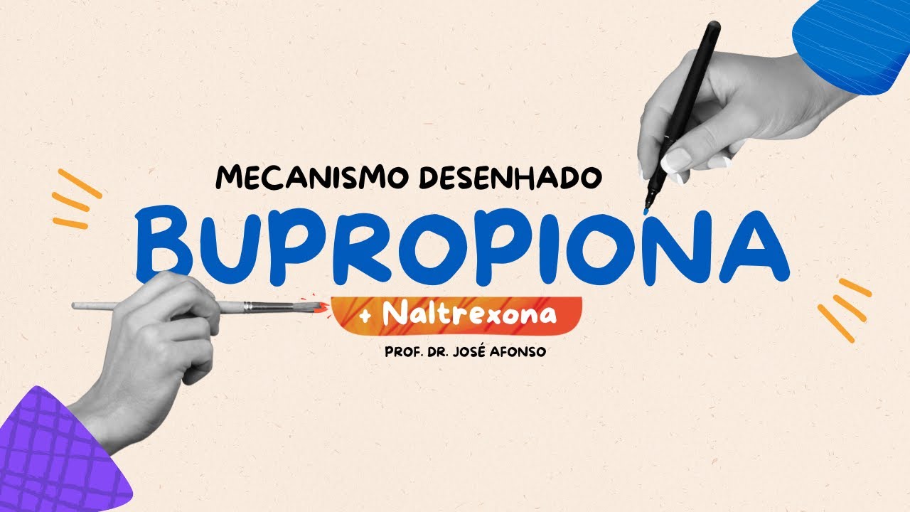 Bupropiona + Naltrexona - Mecanismo desenhada | Farmacologia Fácil | Prof. Dr. José Afonso