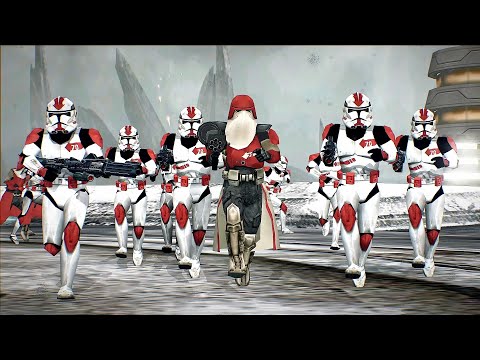Battle of Mygeeto - Clone Army vs Droid Army - STAR WARS BATTLEFRONT 2 NPC Wars