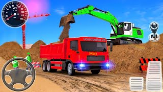 City Excavator Simulator 3D - City Jcb Construction Game - Android GamePlay #3