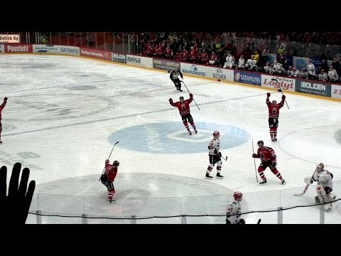 Ässät-HIFK 8.1.2016. Arttu Ruotsalaisen 3-1 voittomaali !!!