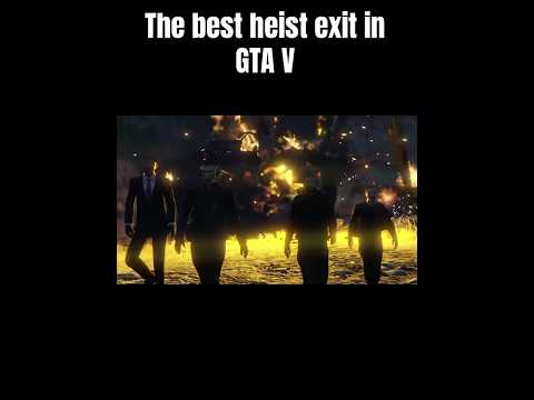 The best heist exit in GTA V The humane labs raid #gtaonline #gtaonlineheists #gtav #shorts #gaming