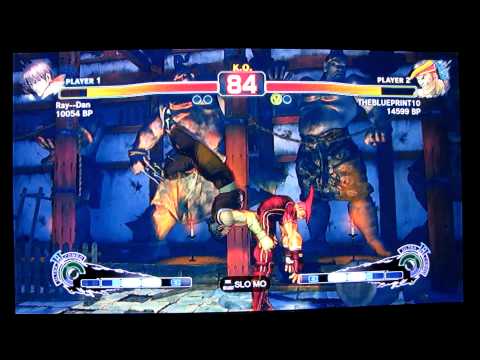 SSF4 Ray--Dan [Guy] vs THEBLUEPRINT 10 [Adon] Series Match part 1 of 5