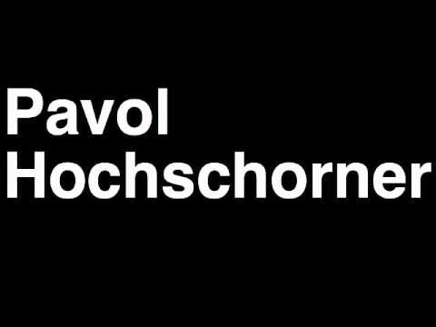 How to Pronounce Pavol Hochschorner Slovakia Bronze Medal Canoe Double London 2012 Olympics Video