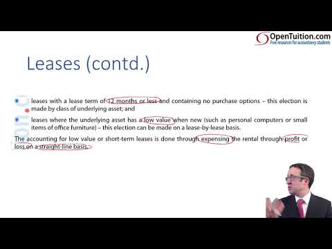 Introduction to IFRS 16 Leases - ACCA (SBR) lectures