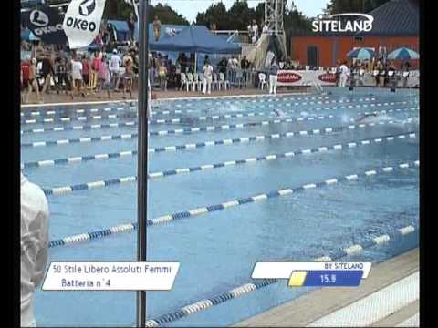 Serie 16 dei 50 Stile Libero  Assoluti Femmine Master - 13 Memorial Andrea Bettiol