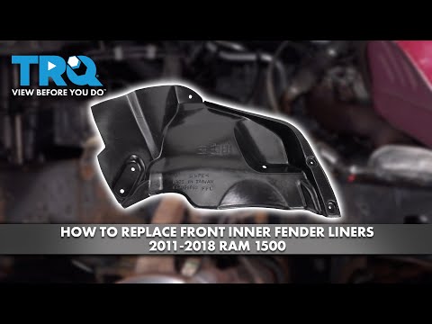 How to Replace Front Inner Fender Liners 2011-2018 Ram 1500